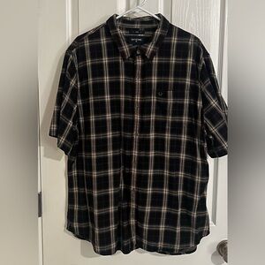 True Religion Dark Plaid Men's Shirt